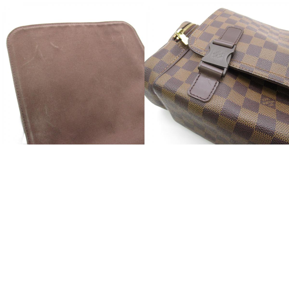 Louis Vuitton Reporters Melville Shoulder Bag PVC Coated Canvas Damier  Brown N51126