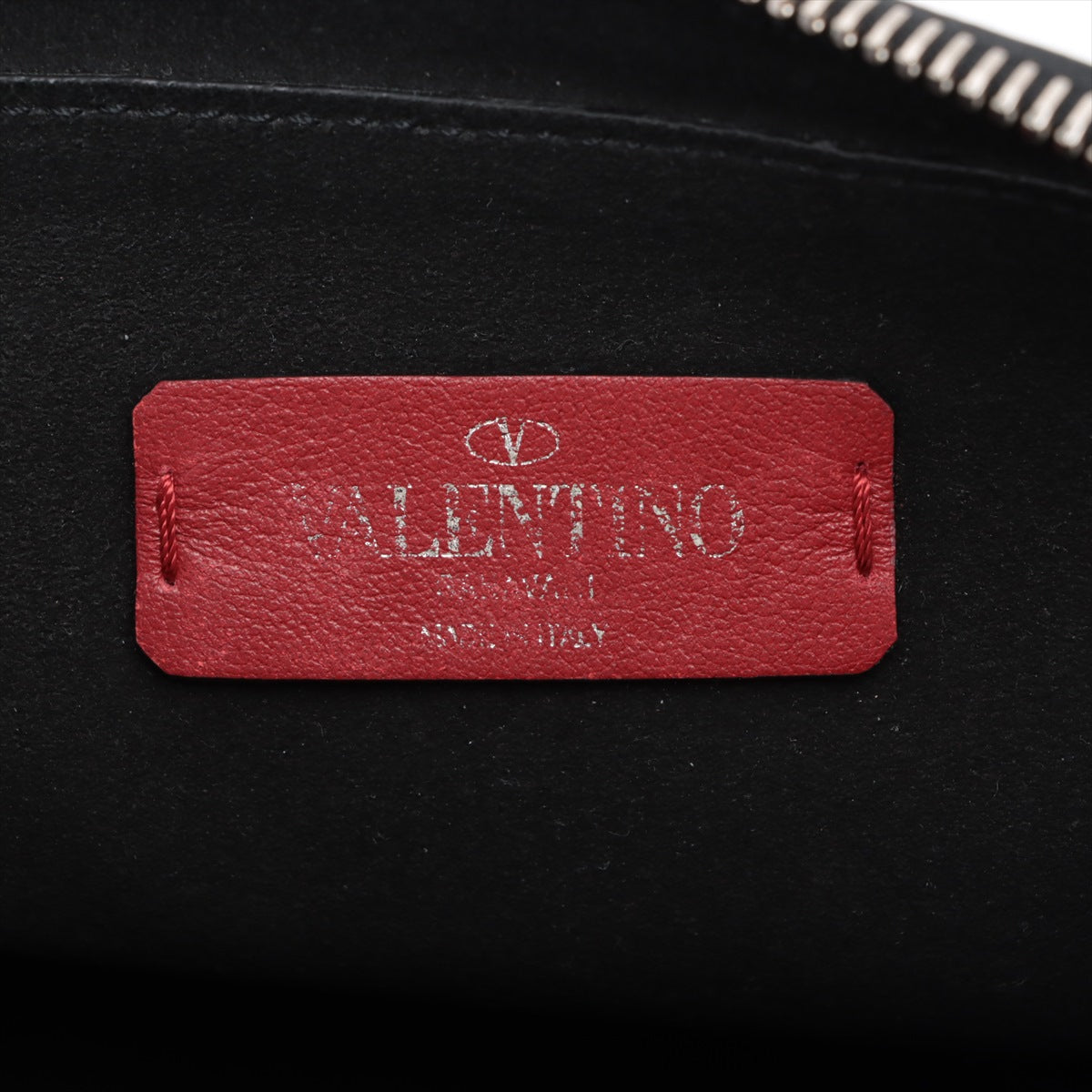 Valentino Garavani VLTN Leather Shoulder Bag Black