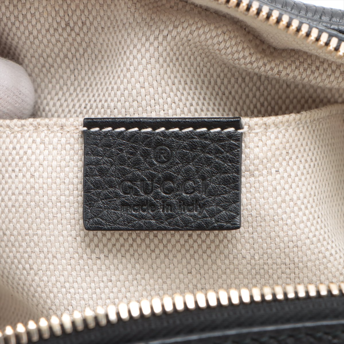 Gucci Soho Leather Shoulder Bag Black 308364