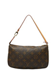Louis Vuitton Monogram Pochette Accessories Handbag Accessories Pocket M51980 Brown PVC Leather  Louis Vuitton