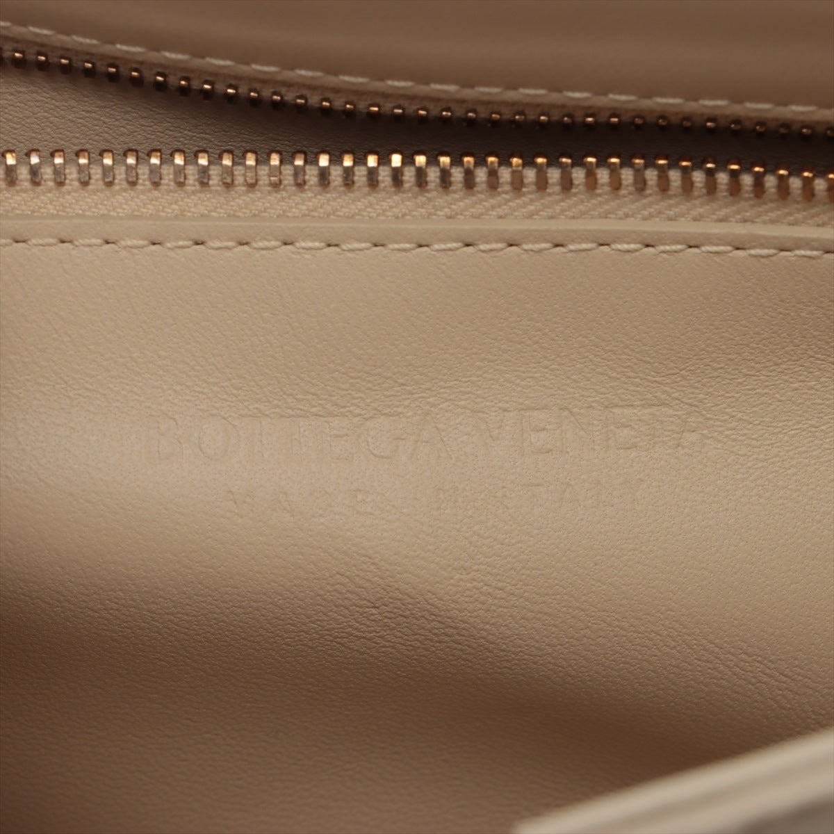 Bottega Veneta Maxine Incharted Casette Patent Leather Shoulder Bag Beige