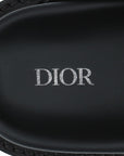 Dior Aqua Canvas x Leather Sandals 40 Men Black x Beige LS1122 Oblique Strap Box  Bag