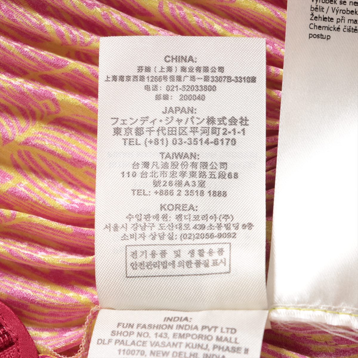 Fendi Zucca 19 Years Silk Shirt 38 Women&#39;s Multicolor FQ7069