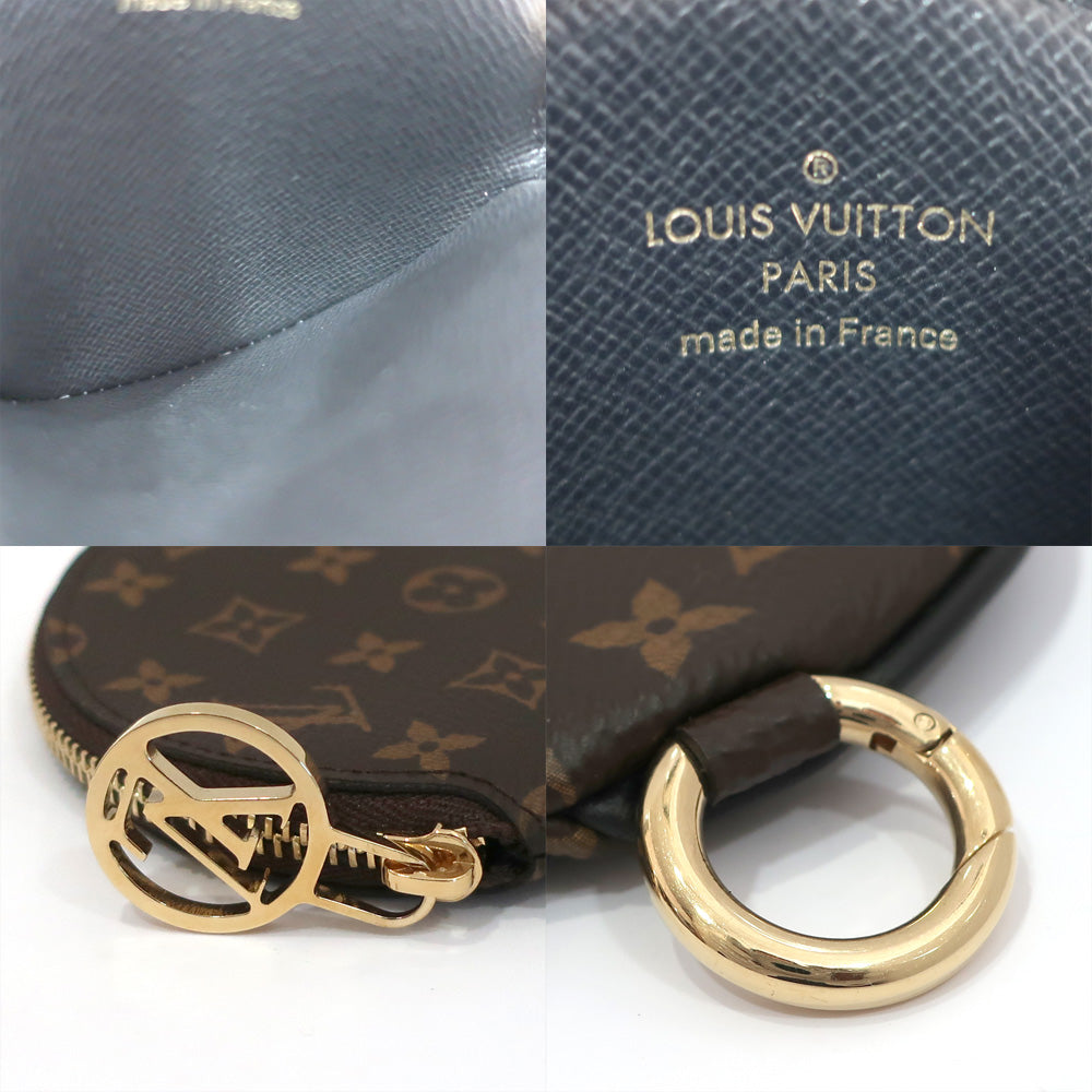 Louis Vuitton Poucht Trio M68756 Giant Monogram Reversee Brown G Gold  Pouch  Women Preservation Bag