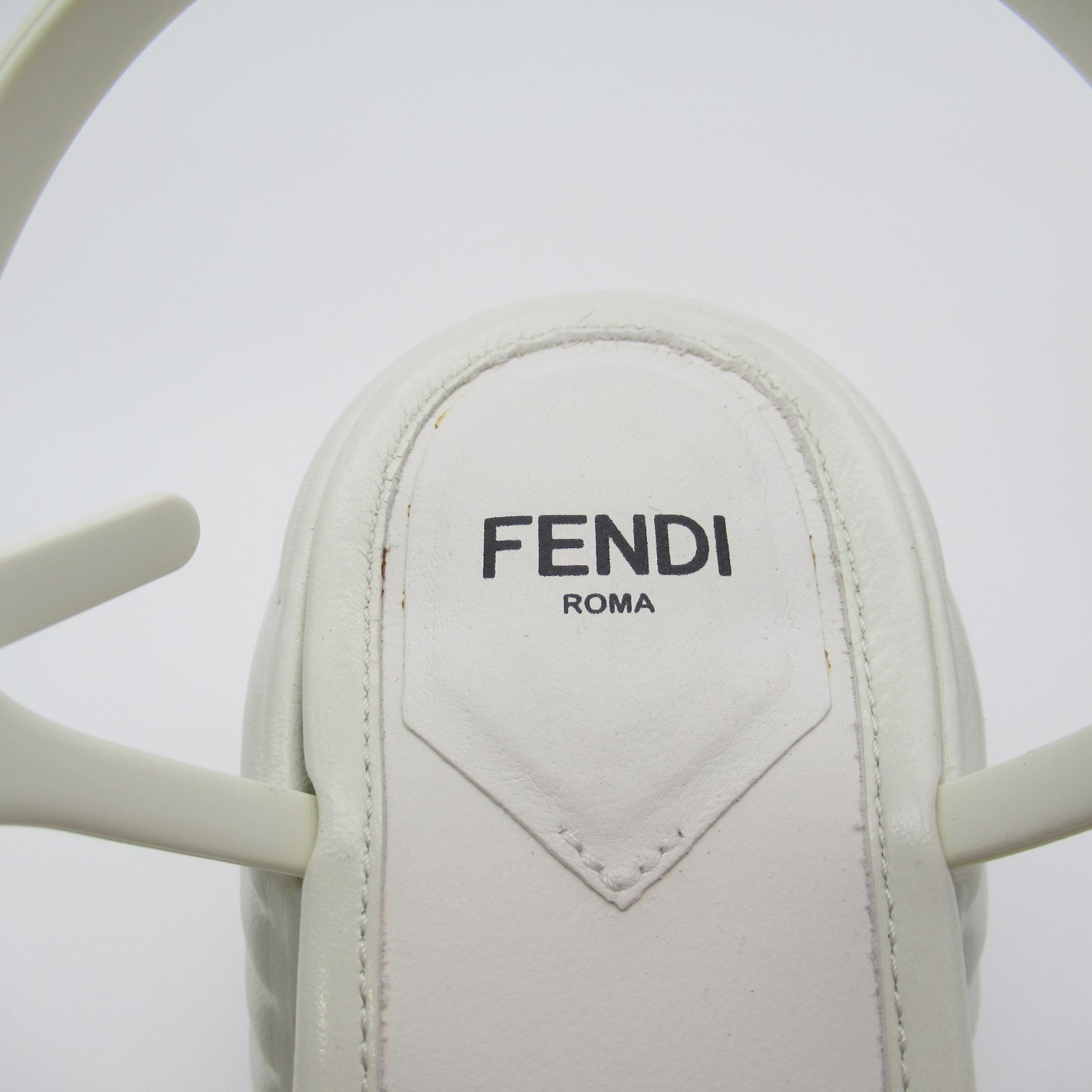 Fendi Fendi FF Promenade Sandalss Shoes Leather  White