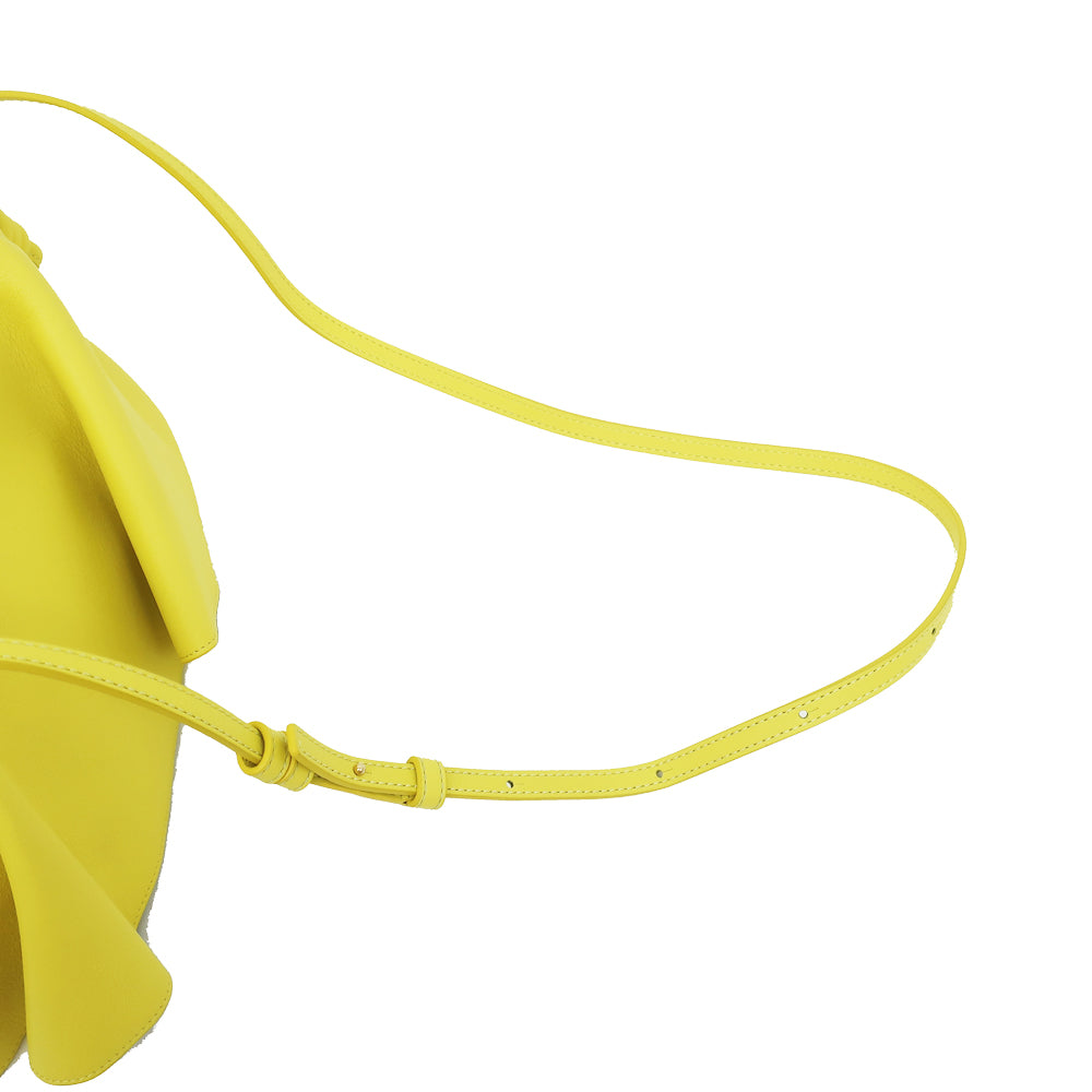 Loewe Flamenco Clutch Shoulder Bag Pedal Mini Lemon 11M12X01-8240