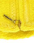 Chanel Spring 1995 Zip Up Jacket Yellow 