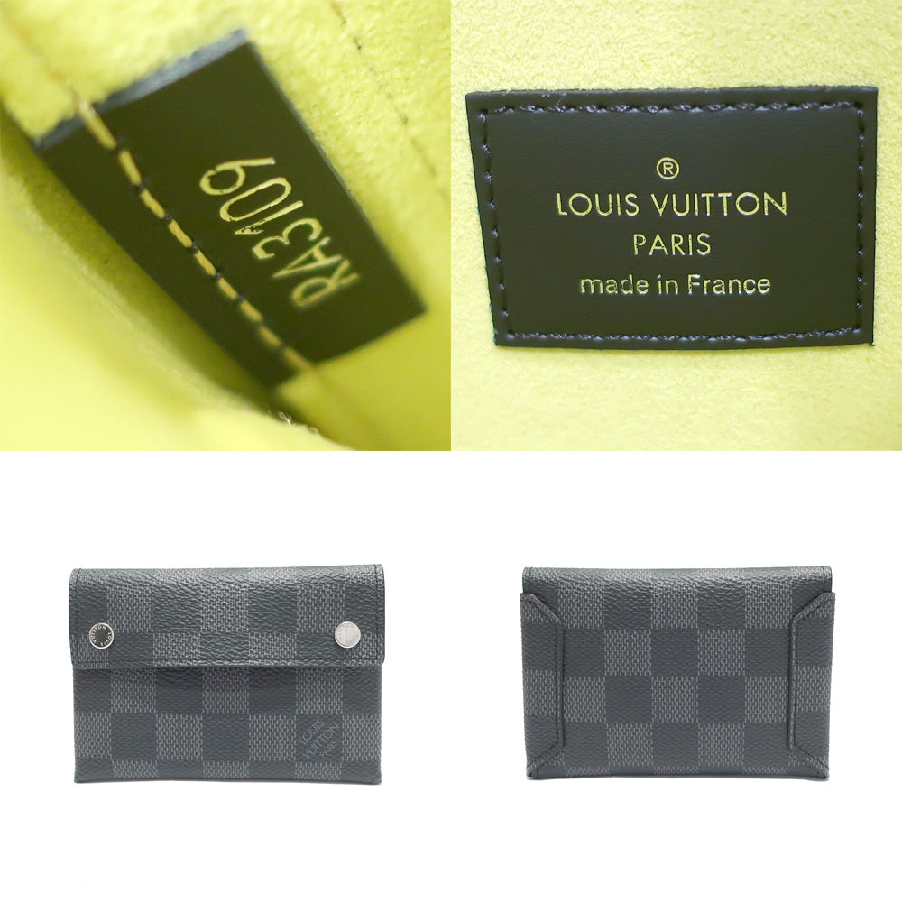Louis Vuitton Alma Triple Pochette N60255 Damiet Silver   Clutch Bag Mens Box Preservation Bag