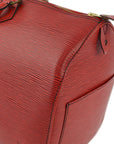 Louis Vuitton 1990 Red Epi Speedy 40 Handbag M42987
