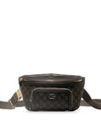 Gucci GG Supreme GG Marmont Waist Bag Body Bag 733868 Grey PVC Leather  Gucci