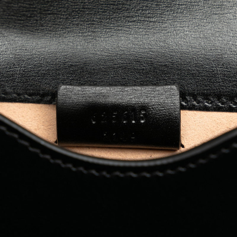Gucci Mini Shoulder Bag 625615 Black Leather  Gucci