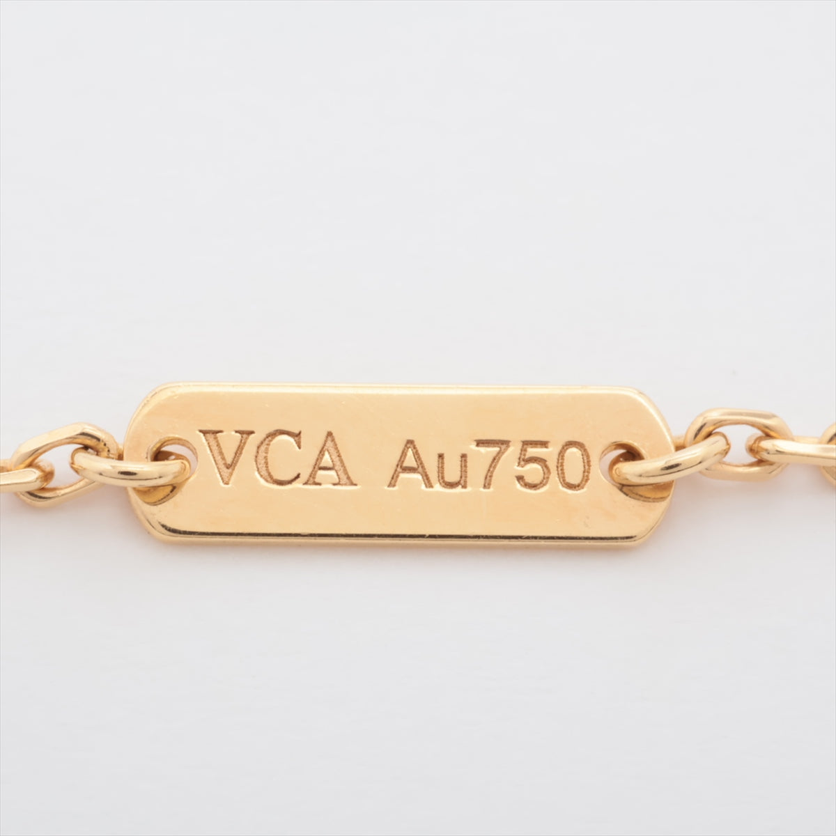 Van Cleef &amp; Arpels Vintage Alhambra S Necklace 750 (YG) 5.0g VCARA45900