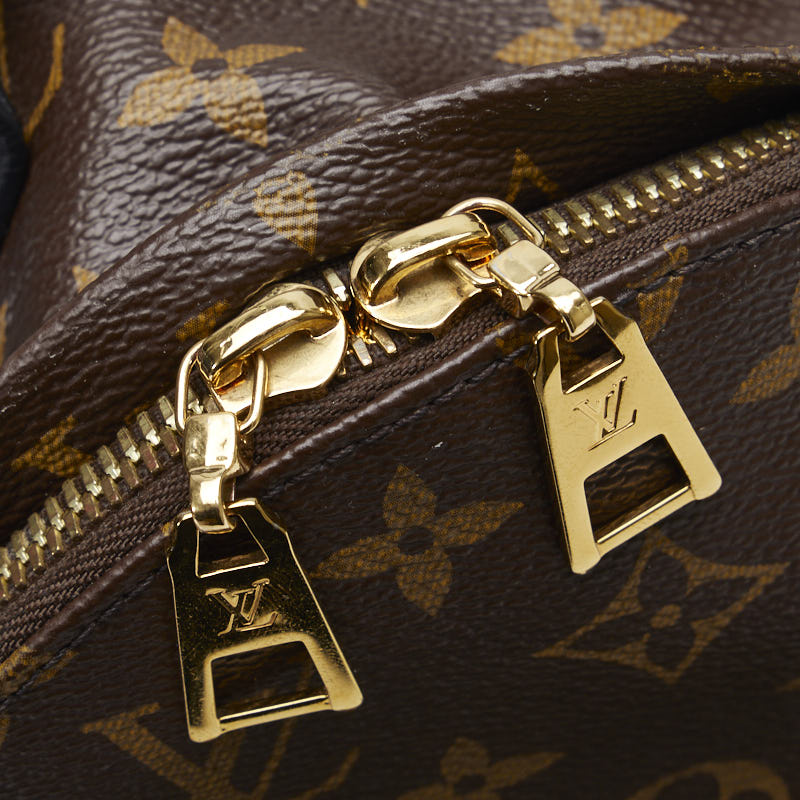 Louis Vuitton Monogram Palm Supremes PM 休閒雙肩包 M44871 棕色 PVC 皮革 Louis Vuitton