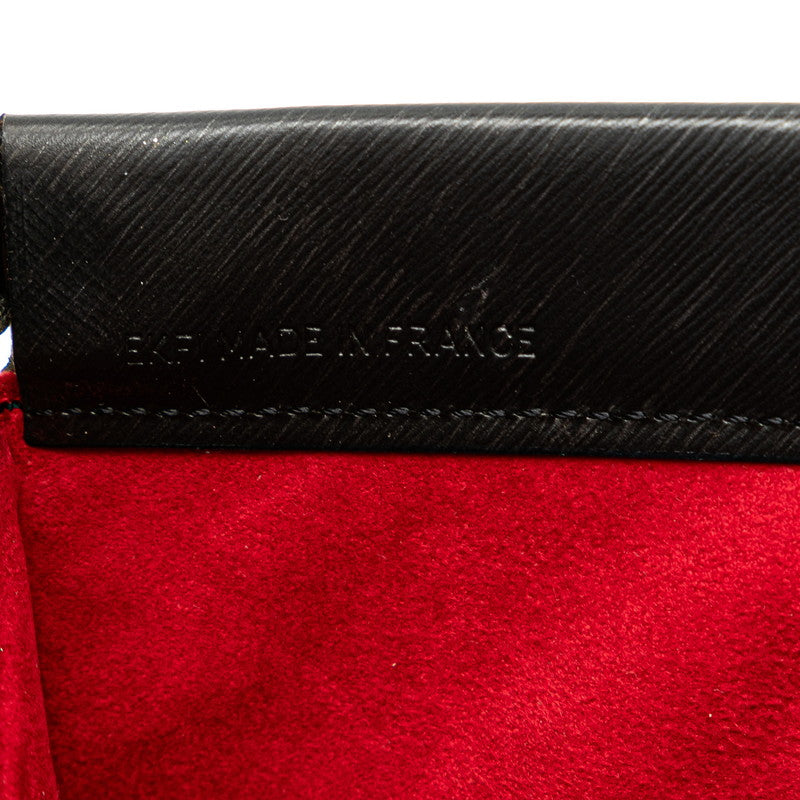 Cartier Trinity Logo Handbag One-Shoulder Bag L1000527 Black Leather  Metal  Cartier