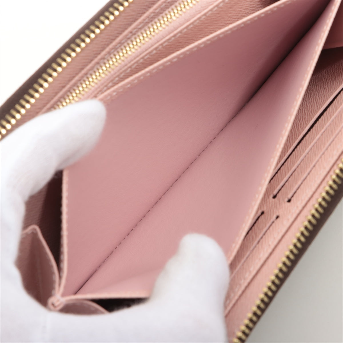 Louis Vuitton Monogram  Wallet M41894 Rose Valerie Round Zip Wallet