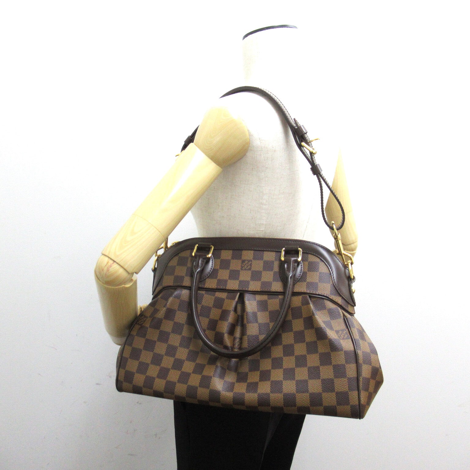 Louis Vuitton Trevi 2w Shoulder Bag 2way Shoulder Bag PVC Coated Canvas Damier  Brown N51997