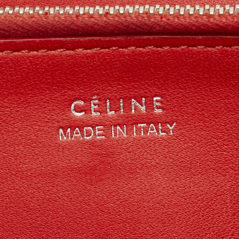 Celine Lugg Long Wallet SPG5125 Beige Leather  Celine
