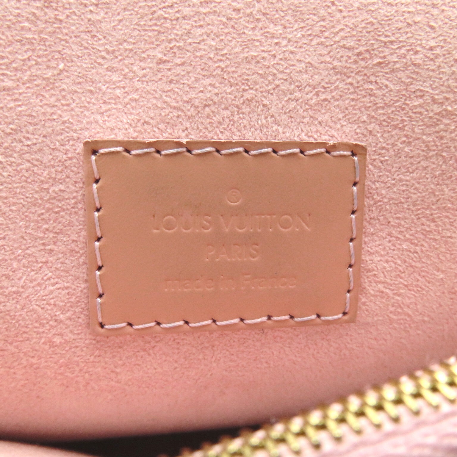 Louis Vuitton Case Clutch Shoulder Bag PVC Coated Canvas Damier  Brown/Pink N41597