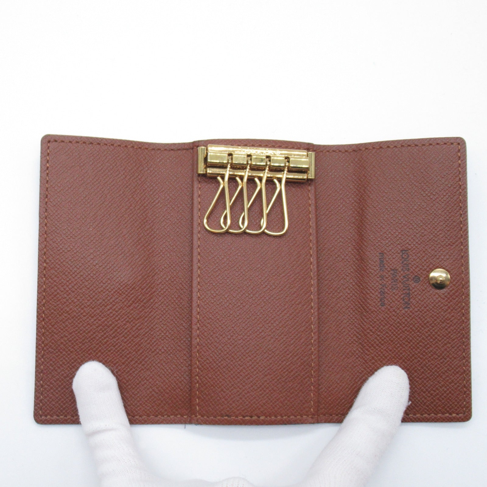 Louis Vuitton Louis Vuitton Multicle 4 Keycase Accessories PVC  Canvas Monogram   Brown M69517