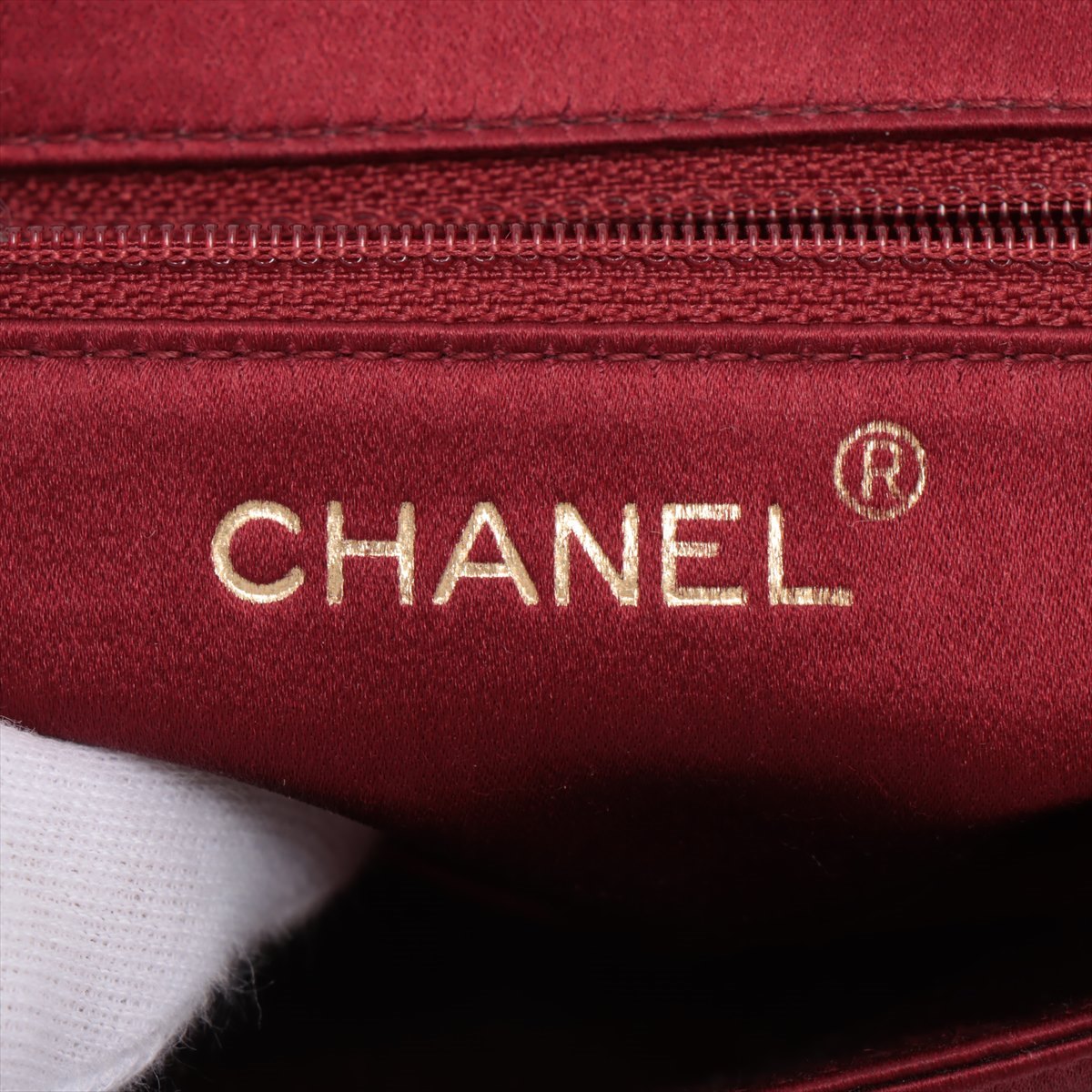 Chanel Coco Saten Shoulder Bag Bordeaux G  5th