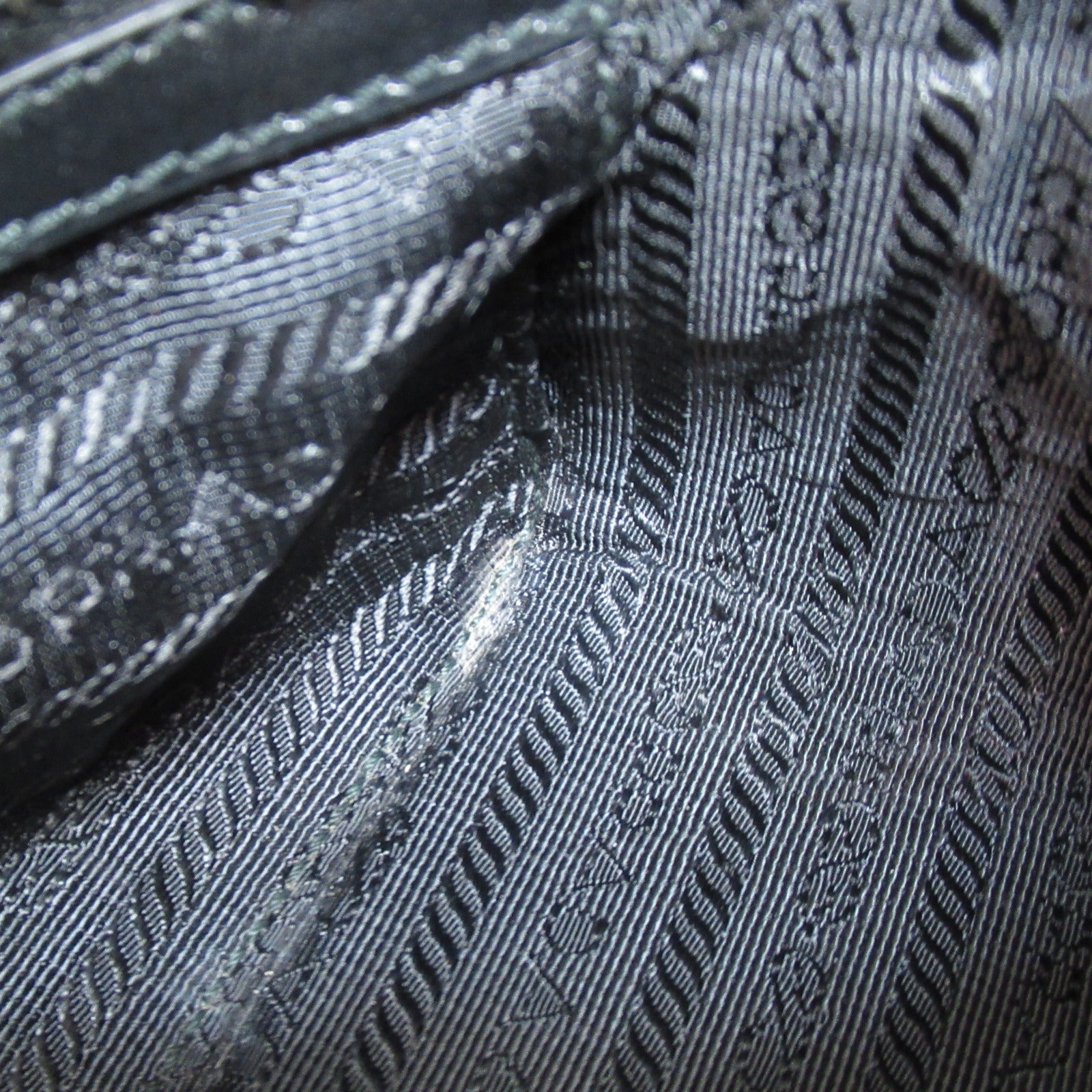 Prada Prada Chain Shoulder Bag Shoulder Bag Leather  Black