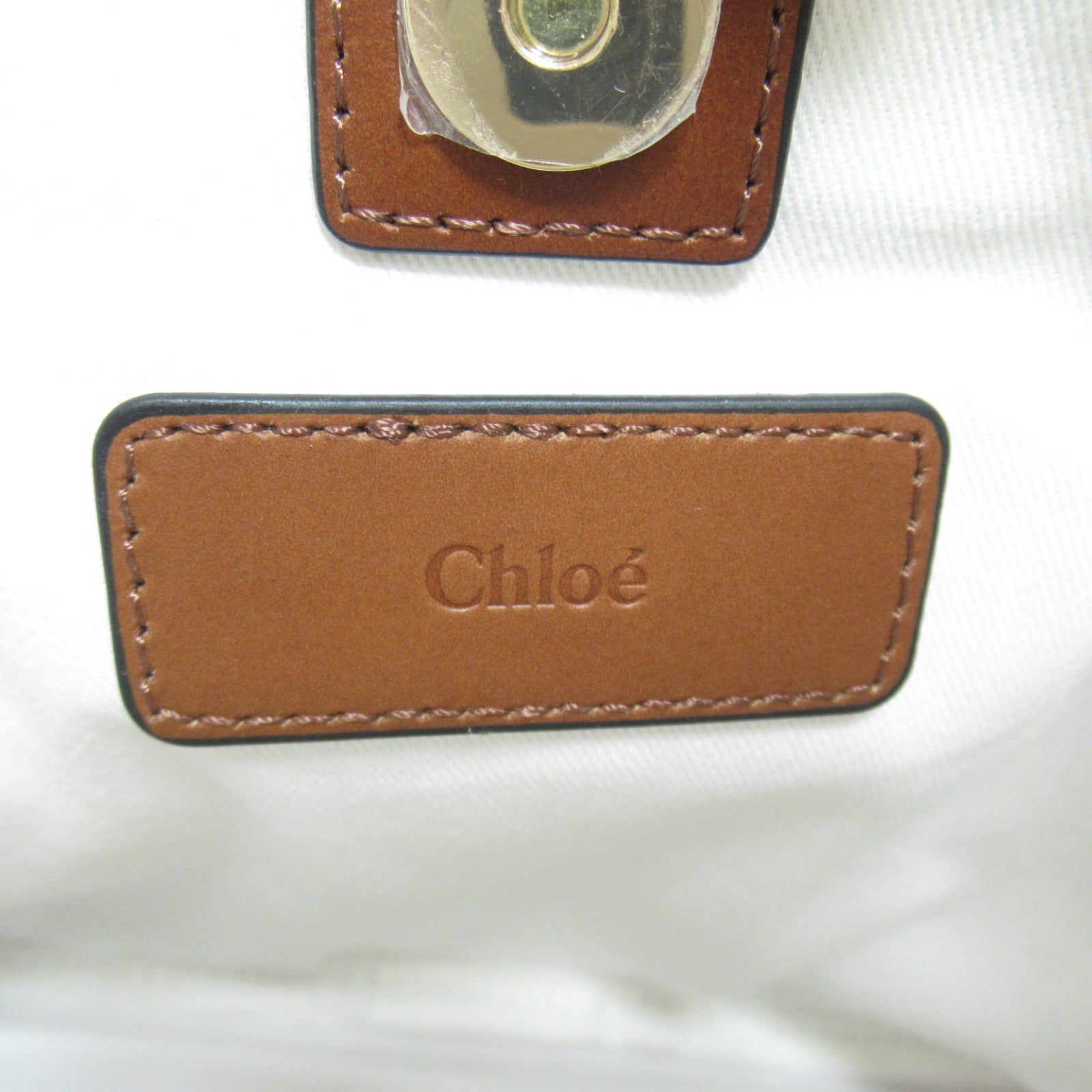 Chloe 2w Shoulder Bag 2way Shoulder Bag Cotton Kids White/Pink C20046117