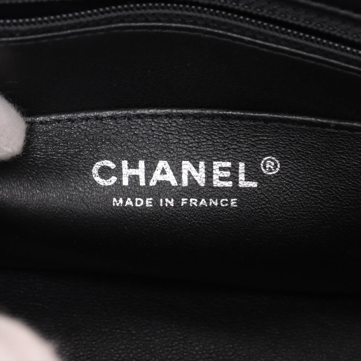 Chanel Mini hey Ramshey Single Chain Single Chain Bag Black Silver G  23rd