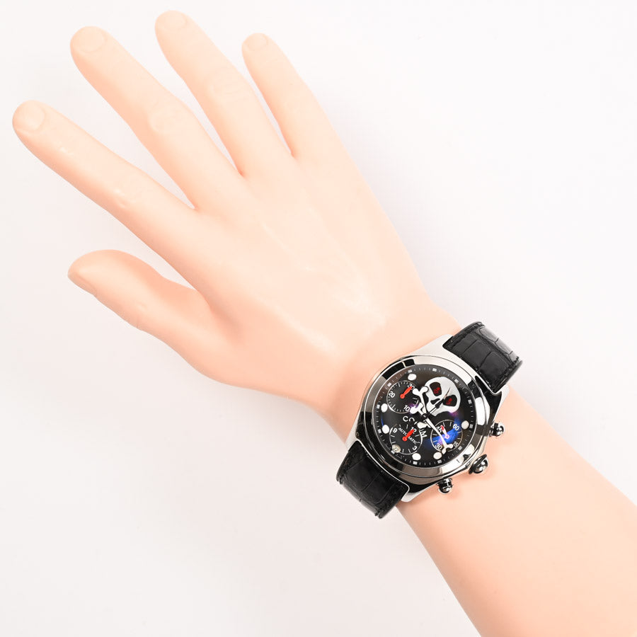 Colum Bubble Jolly Roger Chronograph  285.140.20 Black