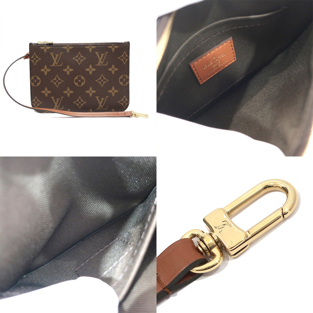 Louis Vuitton M46311 Monogram Brown G  2WAY   Pochette Women Preservation Bag M46311 Monogram Brown Gold Tools 2WAY
