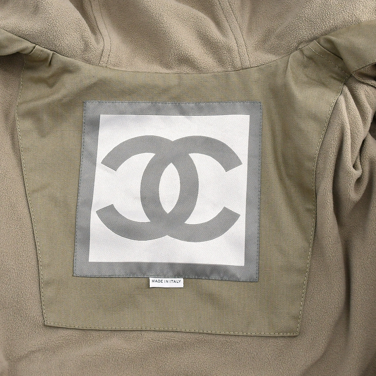 Chanel Sport Line Hooded Coat Beige 