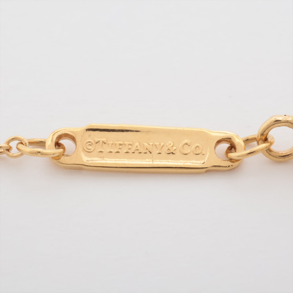 Tiffany T Smile  Diamond Necklace 750 (YG) 3.1g