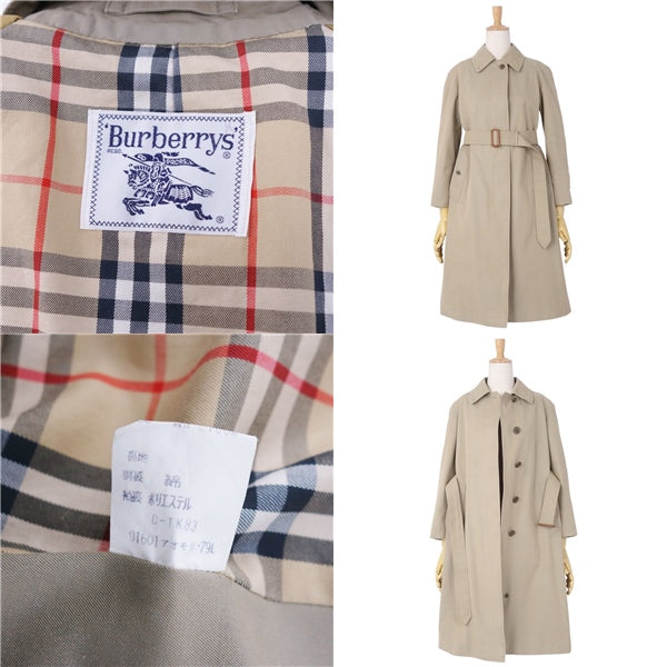 Vintage Burberry s Coat   Coat Balmacaan Coat Cotton 100%   S Beezukorki  BODEST