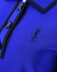 Yves Saint Laurent Long Sleeve Tops Blue 