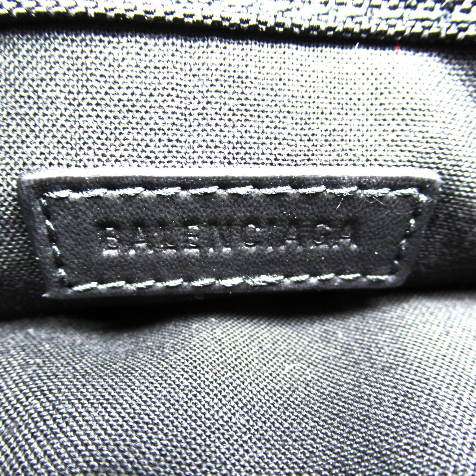 Balancega BALENCIAGA EXPLORER STRAIPS Small Pouch Shoulder Bag  Canvas  Black 6559822AAXT1000