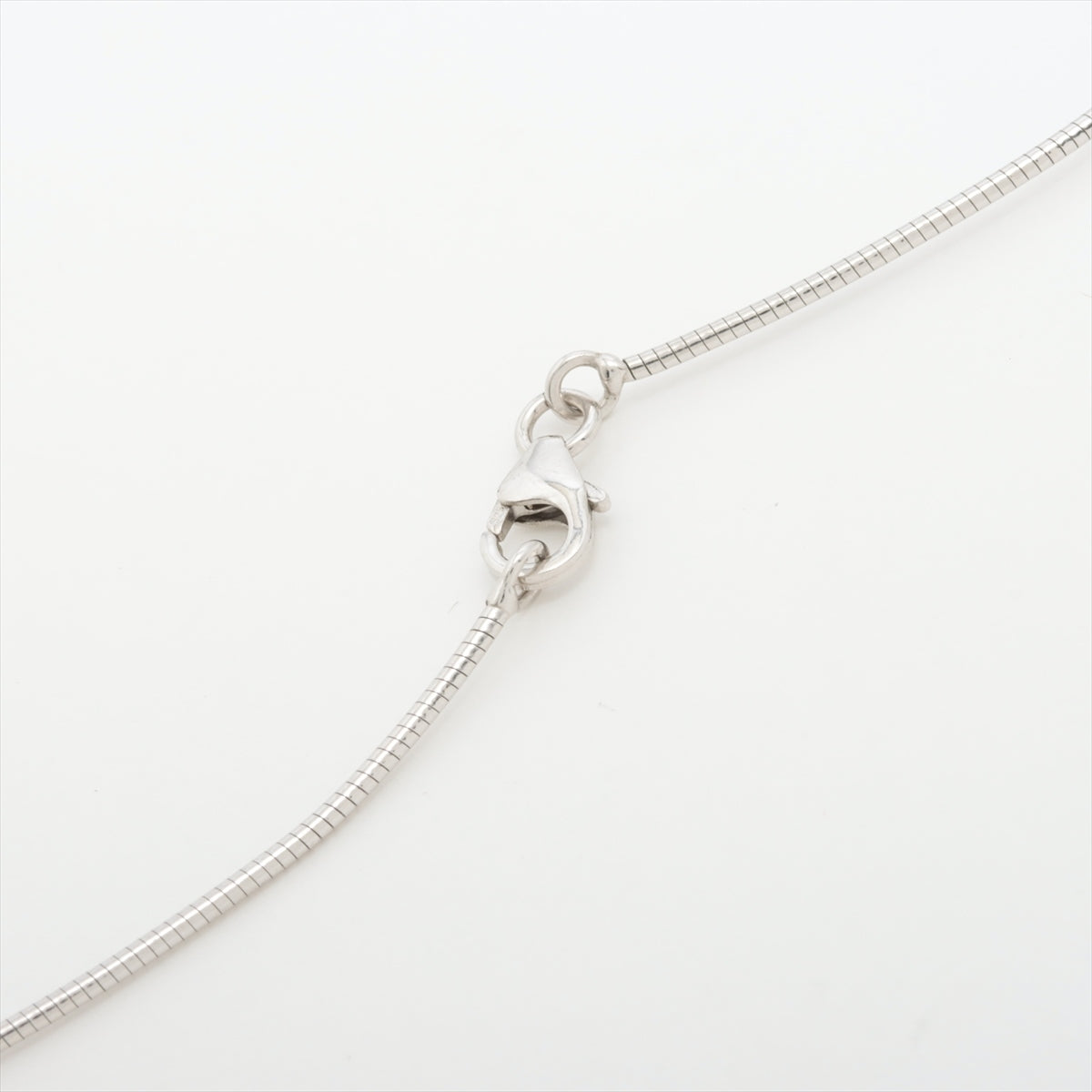 Hermes Pop Ash H necklace ru metal  SV925 silver × pink