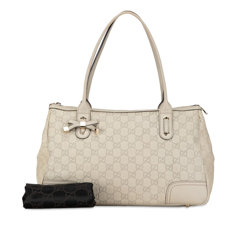 Gucci  Handbag 177052 Ivory White Leather  Gucci