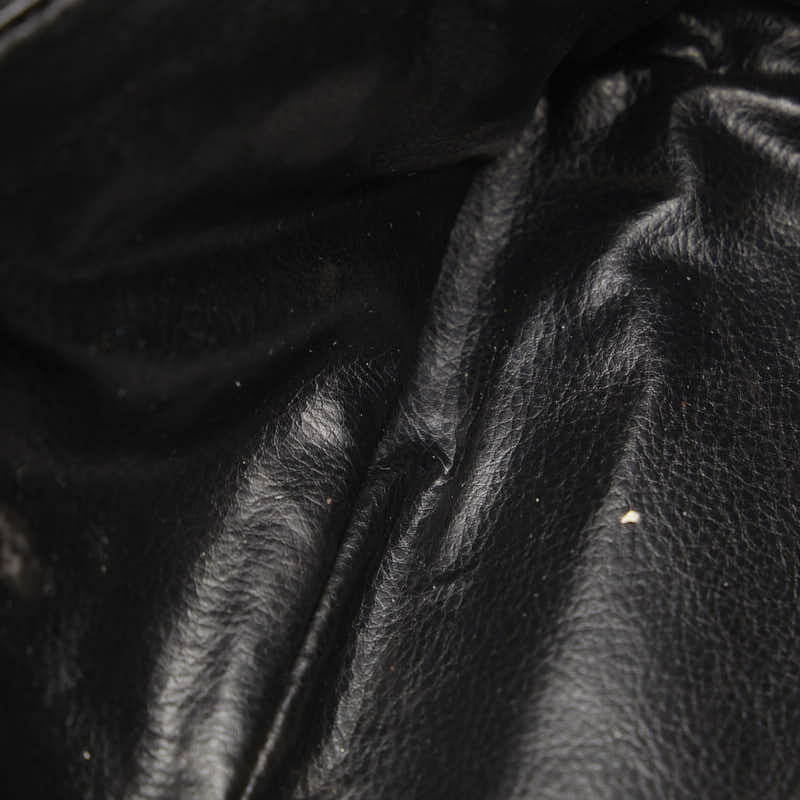 Fendi Pekan Pouch Second Bag Brown Black PVC Leather  Fendi