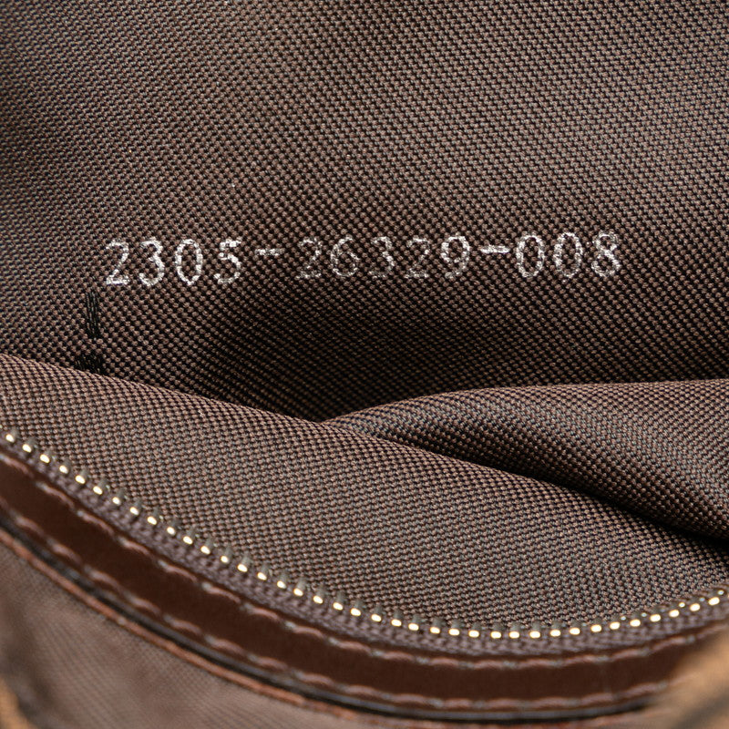 Fendi Zucca Handbag Tote Bag 26329 Brown Canvas Leather  Fendi