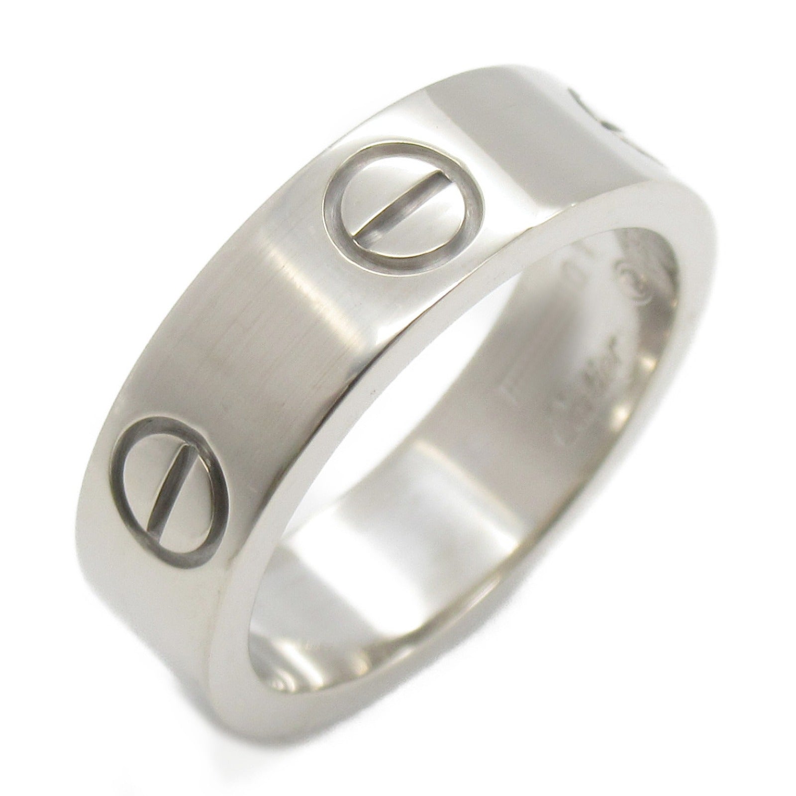 Cartier Cartier eling Ring and Ring Jewelry K18WG (White G)  Women's Silver