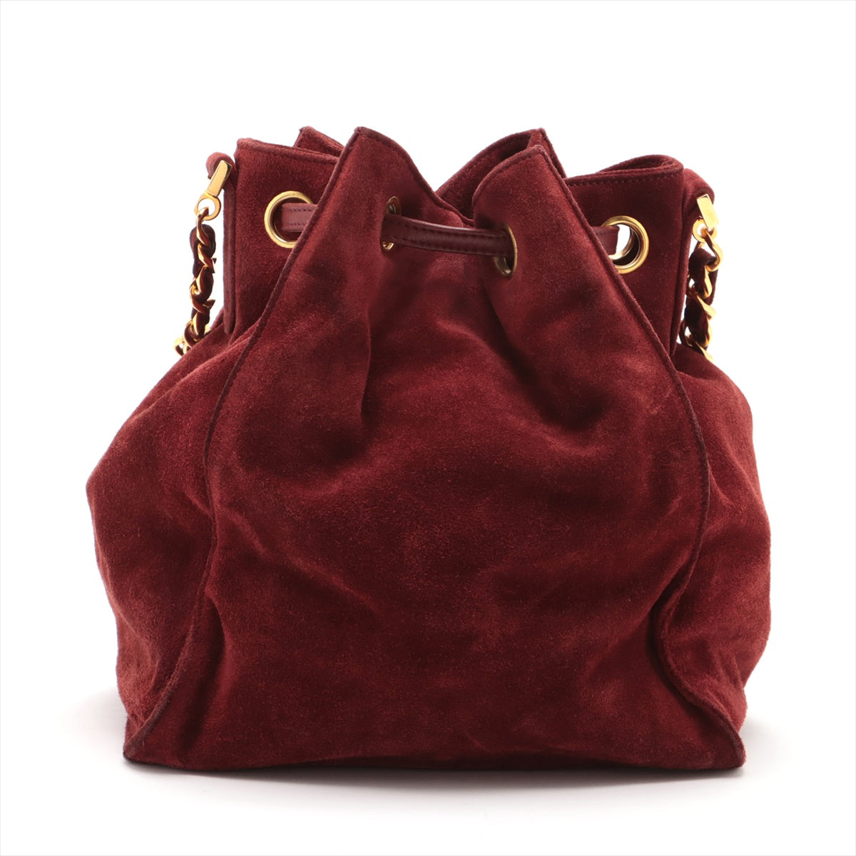 Chanel Coco Suede Handle Shoulder Bag Bordeaux G  3rd