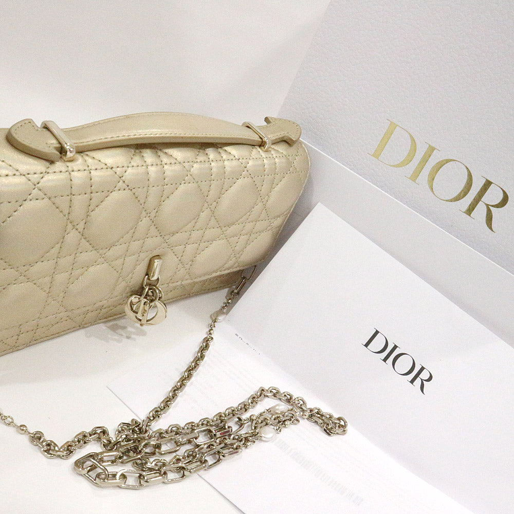 CHRISTIAN DIOR Mini Bag Chain Shoulder MISS DIOR Miss Dior S0980ONHN Lady  G Color Woman  2WAY Purchase Certificate Box