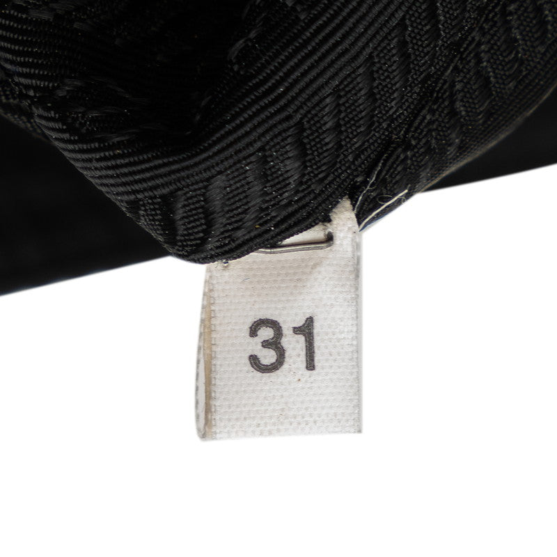 Prada Triangle Logo   Shoulder Bag VA0251 Black Nylon Leather  PRADA  Ladies []