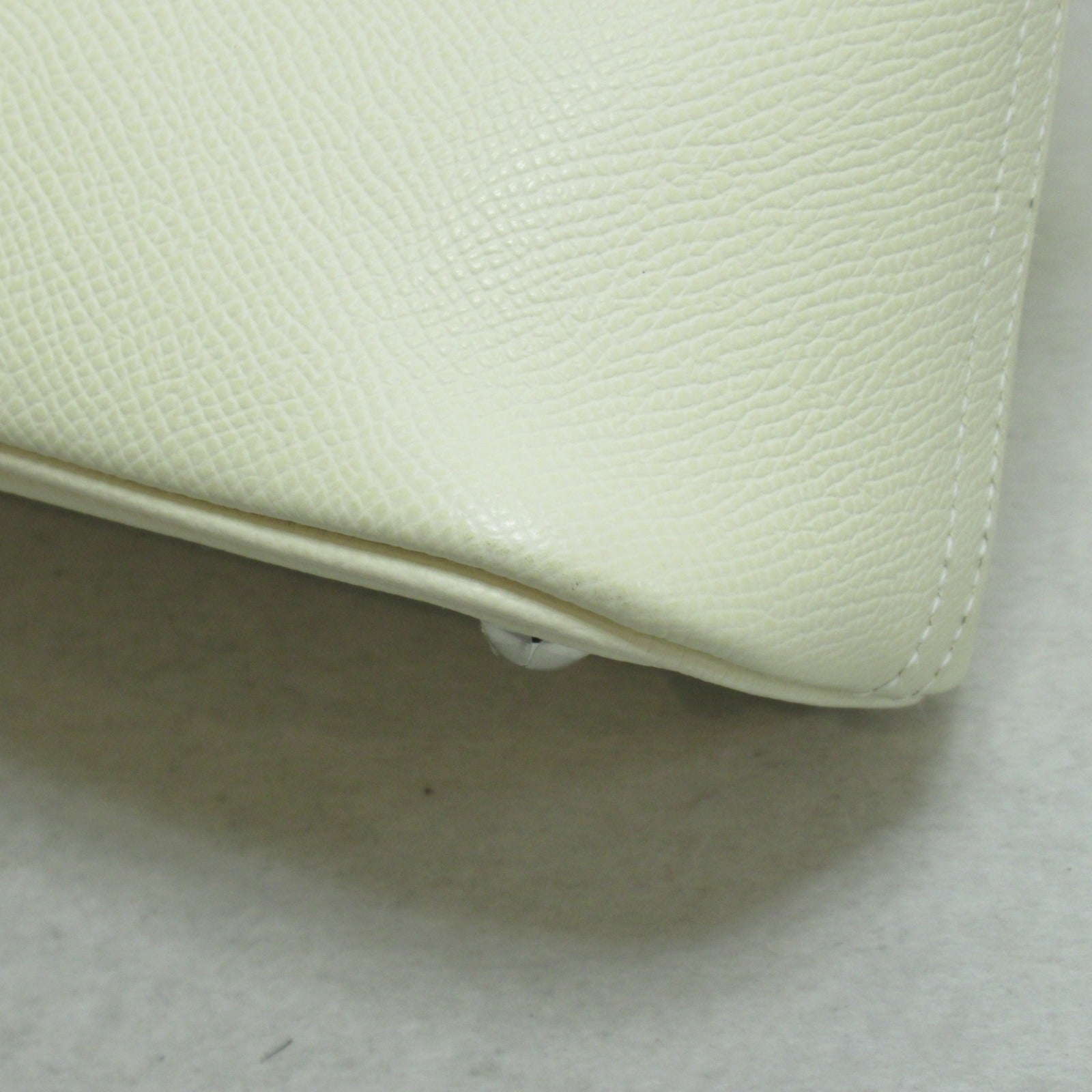 Hermes Hermes Bolide 27 Nata Handbag Handbag Handbag Leather Epsom  White 041693CK