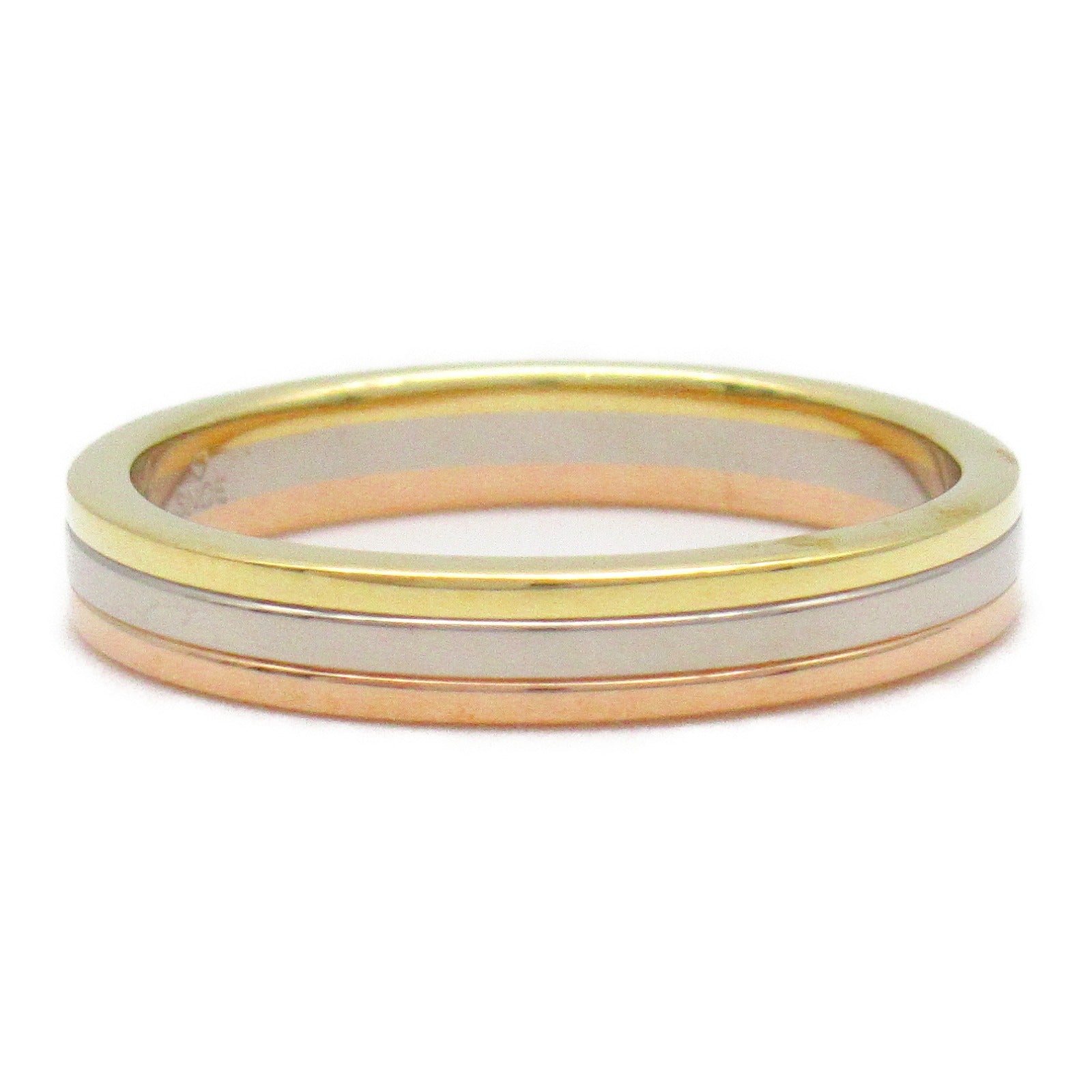 Cartier Cartier Wedding Ring Ring Jewelry K18 (Yellow G) 750 Triple Gold  Gold  B4209900