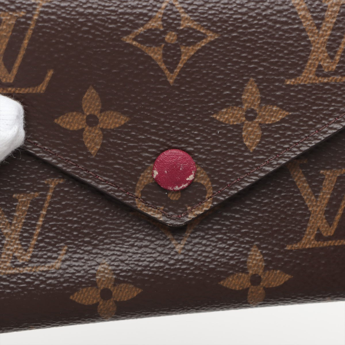 Louis Vuitton Monogram Portfolio Victoria M41938 Fushai Compact Wallet  Luxury