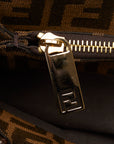 Fendi Zucca Logo  Mia Chain Handbag 8BR615 Brown Canvas Emmeline  Fendi