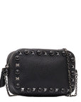 Valentino Stads Shoulder Bag Mini Set Black Leather  Valentino