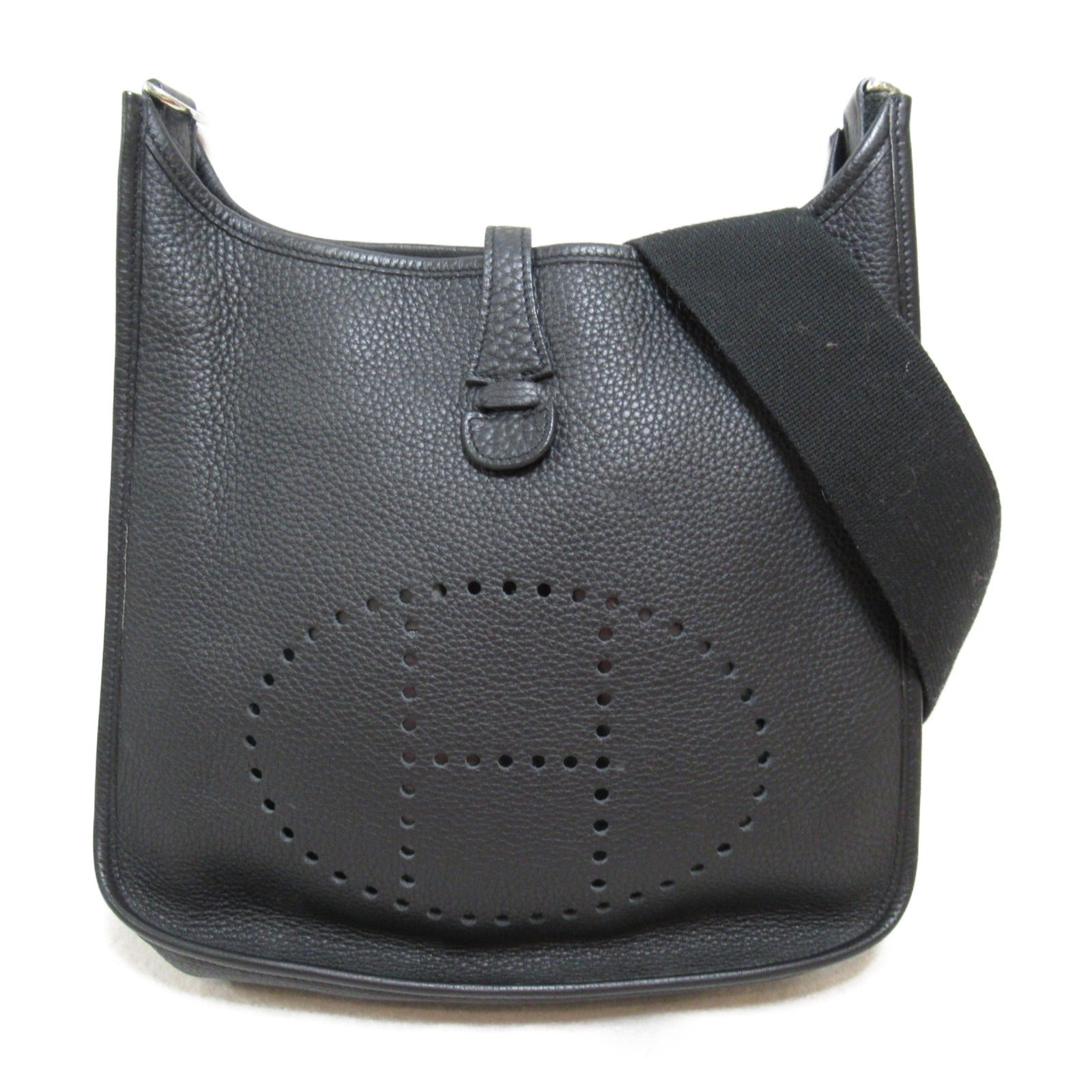 Hermes Hermes Everin PM Black Shoulder Bag Shoulder Bag Leather  Clemence  Black Box