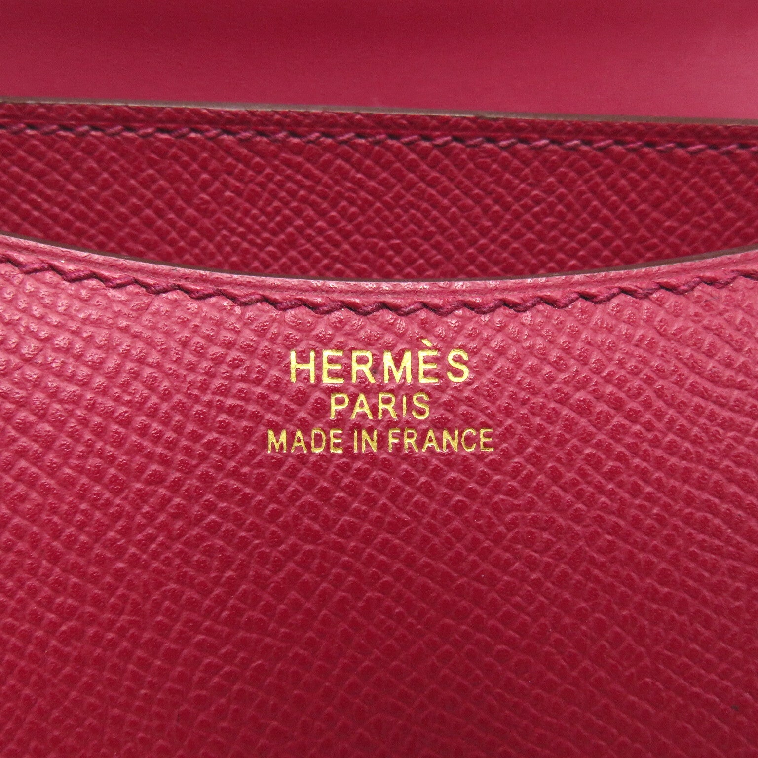Hermes Hermes Constance Mini (18) Shoulder Bag   Epsom  Red