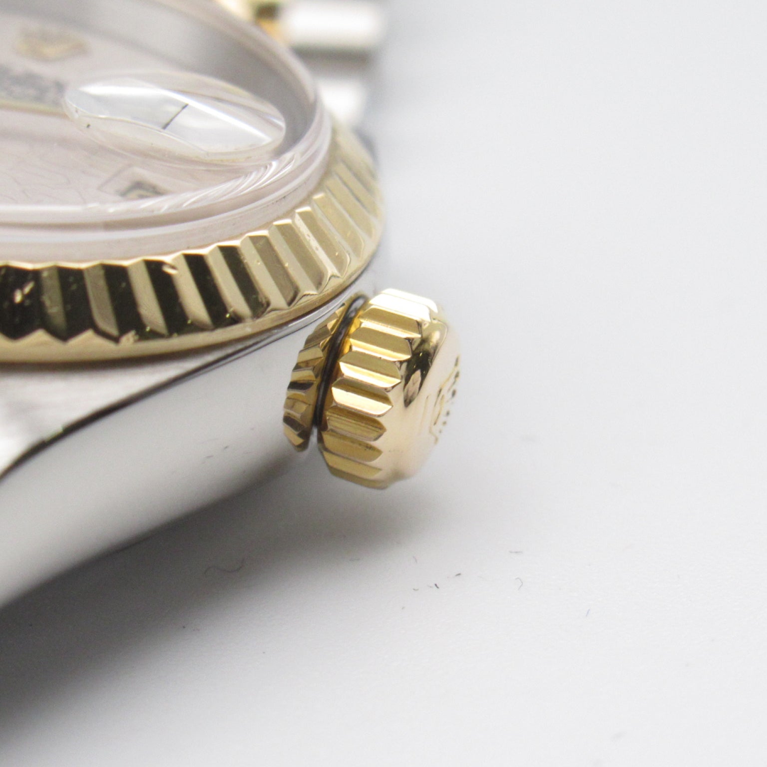 Rolex Rolex Datejust T  Watch K18 (Yellow G) Stainless Steel  White WH/CON/AR 69173
